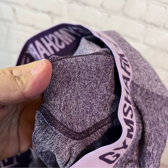 GymShark Flex Dry Leggings Size small Dark Ruby - Picture 5 of 6